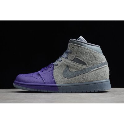 Nike Air Jordan 1 Mid Gri Basketbol Ayakkabısı Türkiye - TTA9FWM6